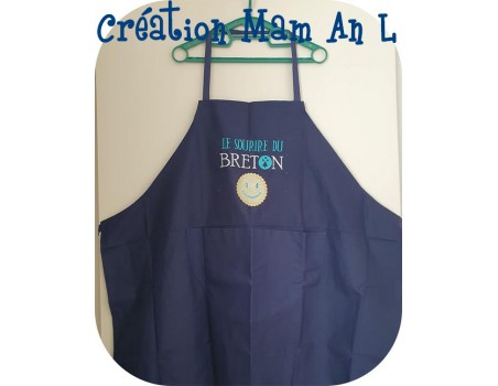 Instant download machine embroidery  Breton waxed rain