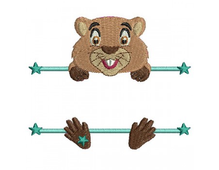 Instant download machine embroidery cat to customize for boy