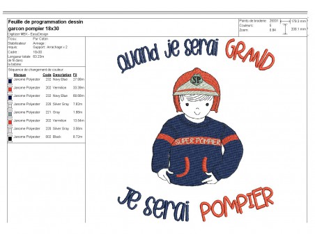 Instant download machine embroidery design  little boy policeman