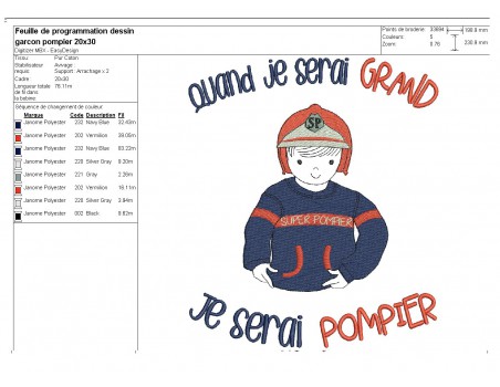 Instant download machine embroidery design  little boy policeman