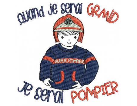 Instant download machine embroidery design  little boy policeman