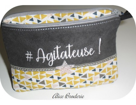 Motif de broderie machine ITH trousse  Agitateuse