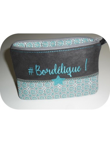 Motif de broderie machine ITH trousse bordélique