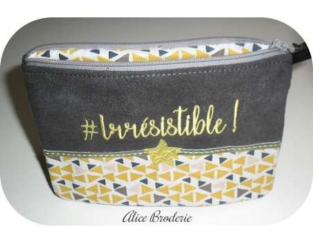 Motif de broderie machine ITH trousse irrésistible