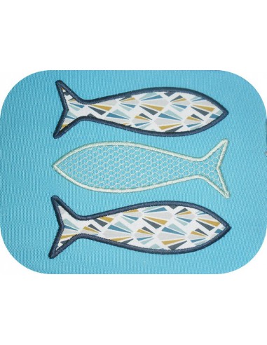 Instant download machine embroidery pilchard