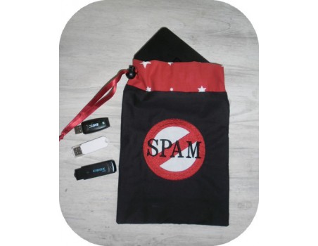 Motif de broderie spam interdit