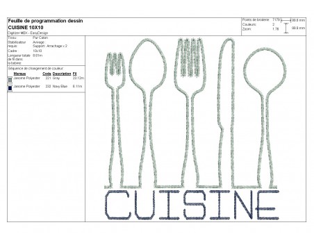 Instant download machine embroidery  kitchen