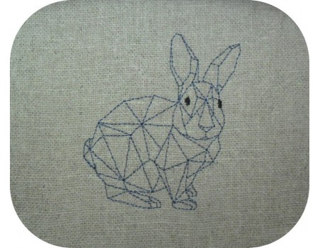 Instant download machine embroidery design geometric giraffe