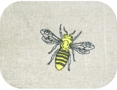 Instant download machine embroidery queen bee