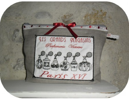 Plaque les Grands magasins 13x18 cm