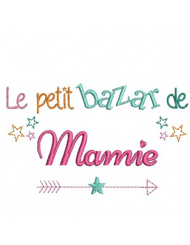 Motif de broderie  bazar de mamie