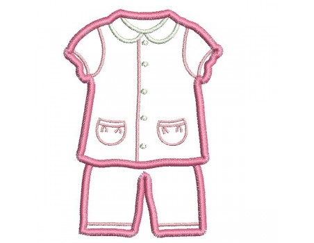 Instant download machine embroidery design  linen girl
