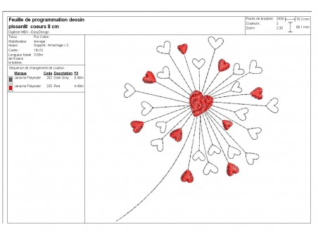 Instant download machine embroidery gypsophile