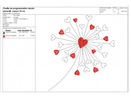 Instant download machine embroidery gypsophile