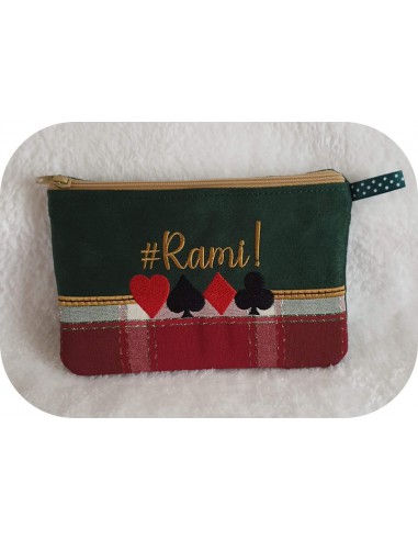 Motif de broderie machine ITH  trousse  rami