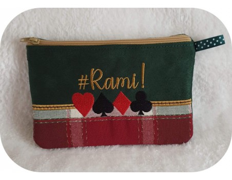 Motif de broderie machine ITH  trousse  rami