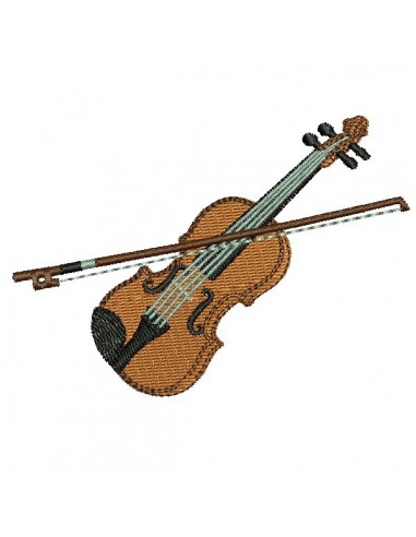 motif de broderie machine violon alto