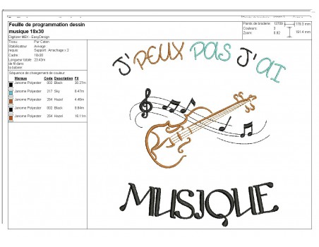 Instant download  machine embroidery design text I can not violin