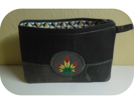 Motif de broderie machine ITH  trousse  Reggae