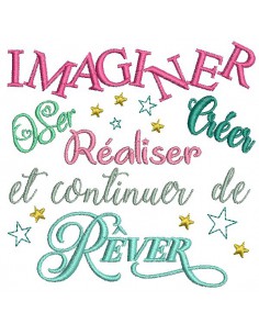 Instant download machine embroidery design color in your life