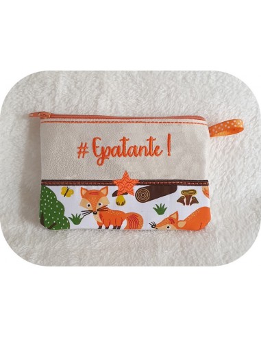 Motif de broderie machine ITH trousse Epatante