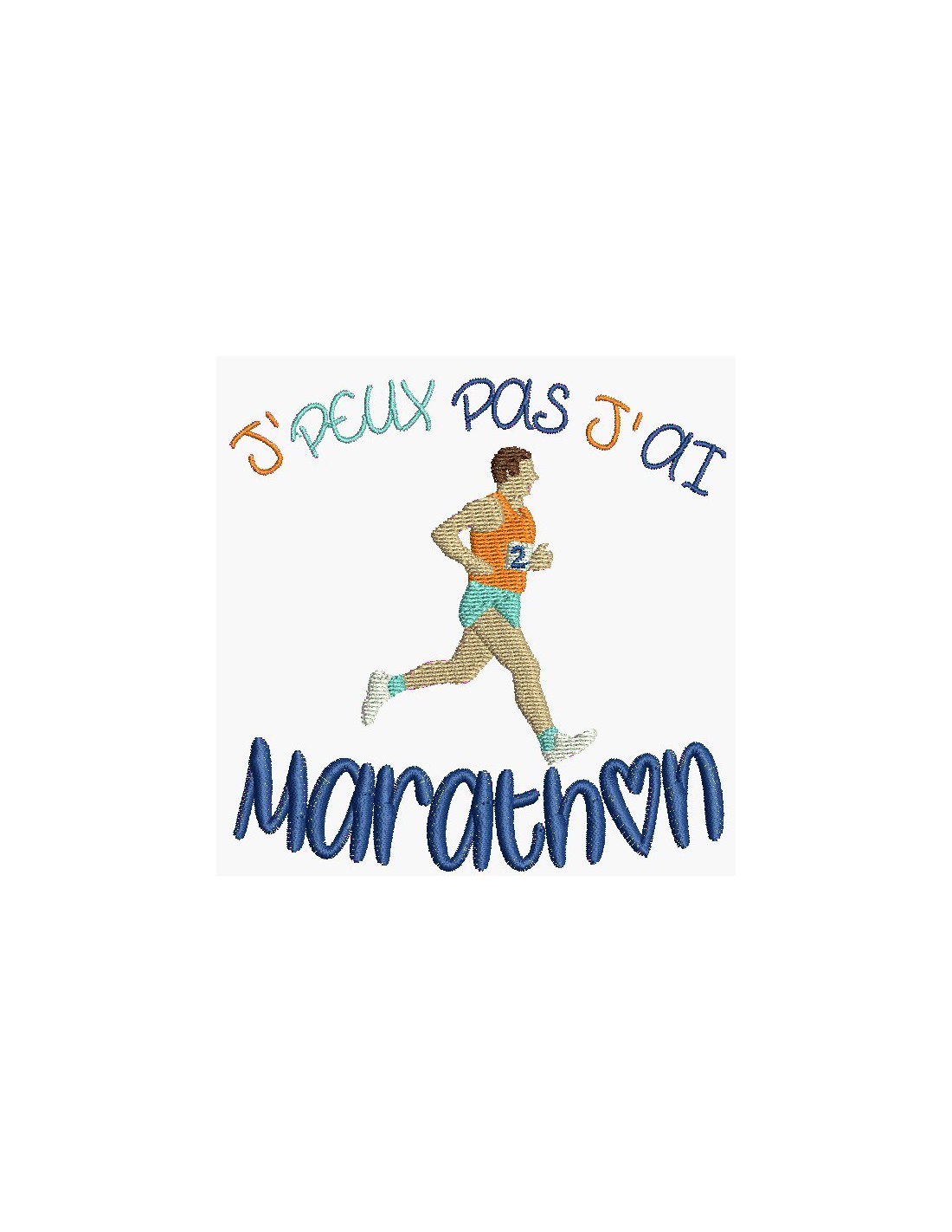 Débardeur De Course "Je Peux Pas, J'ai Marathon" - Cadeau Humour Pour Coureur, Léger Et Confortable