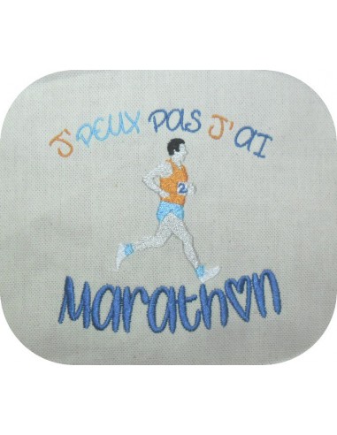 Débardeur Je Peux Pas J'ai Marathon - Cadeau Humoristique Pour Coureur