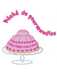 Gâteau gourmand 10x10cm