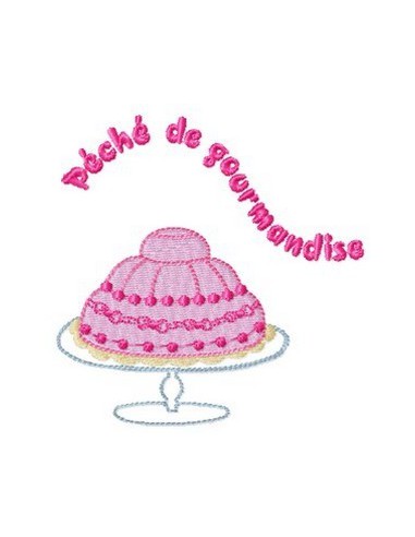 Gâteau gourmand 10x10cm