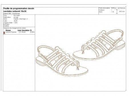 Instant download machine embroidery design applique platform shoes