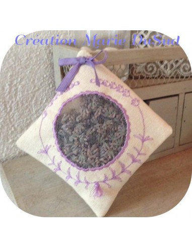 Coudre Pochette Lavande Couture Motif De Broderie Machine Sachet