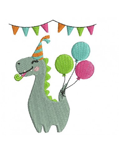 Instant download machine embroidery design diplodocus dinosaur