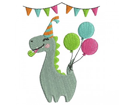 Instant download machine embroidery design diplodocus dinosaur