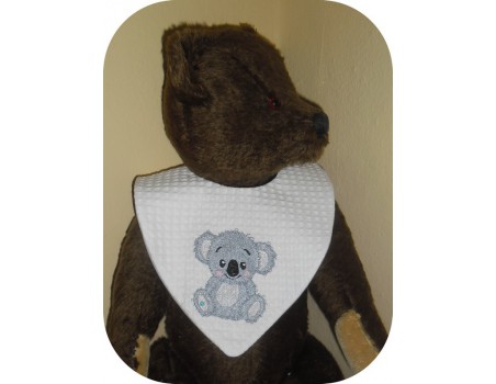 Motif de broderie machine koala garçon