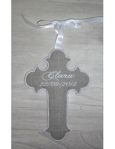 Motif de broderie  croix religieuse ITH