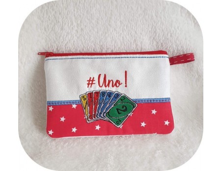 Motif de broderie machine ITH  trousse  Uno