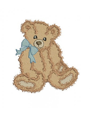 Motif de broderie machine petit  ours