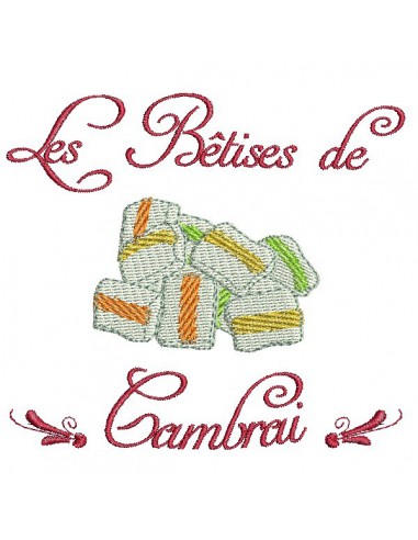 Instant download machine embroidery design  Cambrai candies