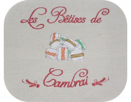 Instant download machine embroidery design  Cambrai candies