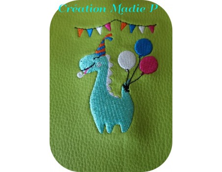 Instant download machine embroidery design diplodocus dinosaur