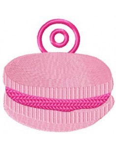 Accroche torchons gros macaron 10x10cm