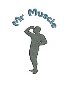 Motif de broderie Mr muscle