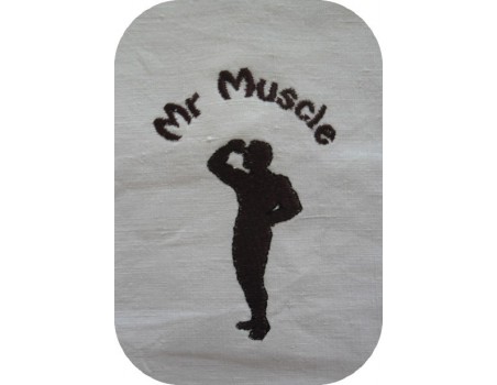 Motif de broderie Mr muscle