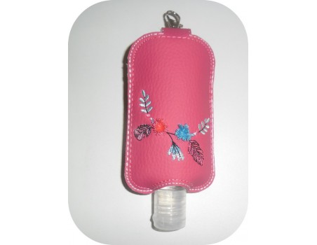 Instant download machine embroidery ith Sanitizer Holders Set  bohème