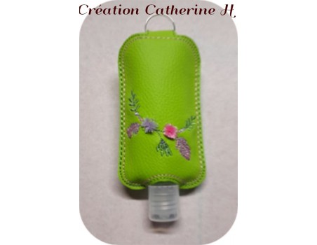 Instant download machine embroidery ith Sanitizer Holders Set  bohème