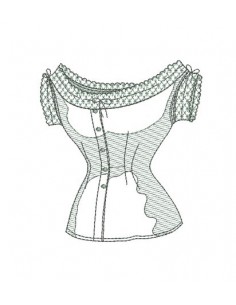 Lingerie appliquée 10x10cm