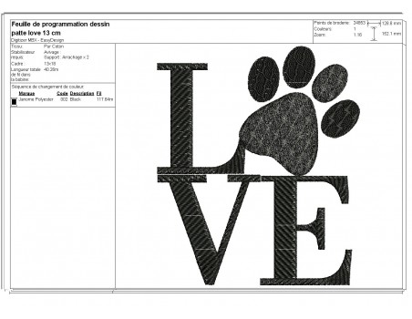 Instant download machine embroidery applique dog paw