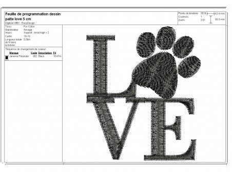 Instant download machine embroidery applique dog paw