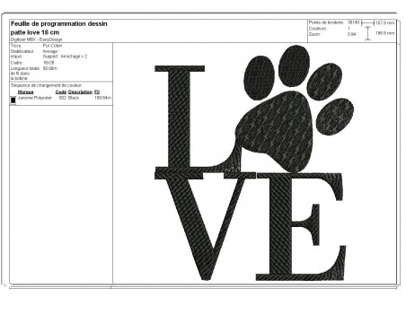 Instant download machine embroidery applique dog paw