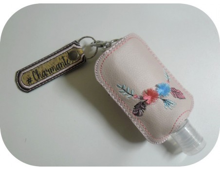 Instant download machine embroidery ith Sanitizer Holders Set  boho